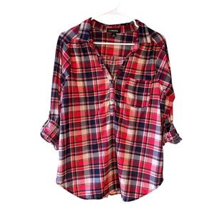 G‎ Collection Plaid Blouse. Women’s size XL.